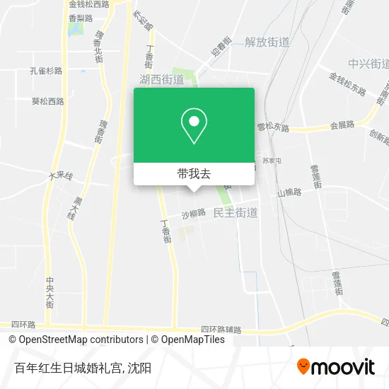 百年红生日城婚礼宫地图