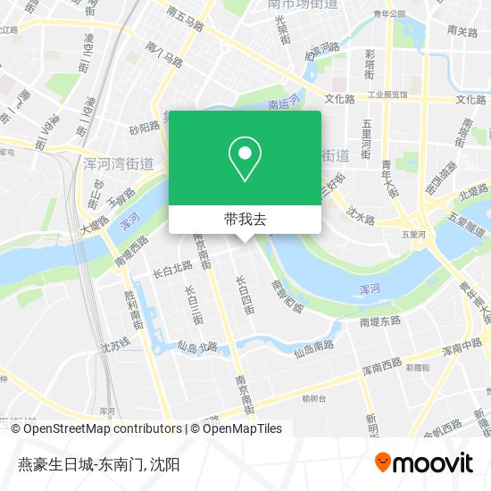 燕豪生日城-东南门地图