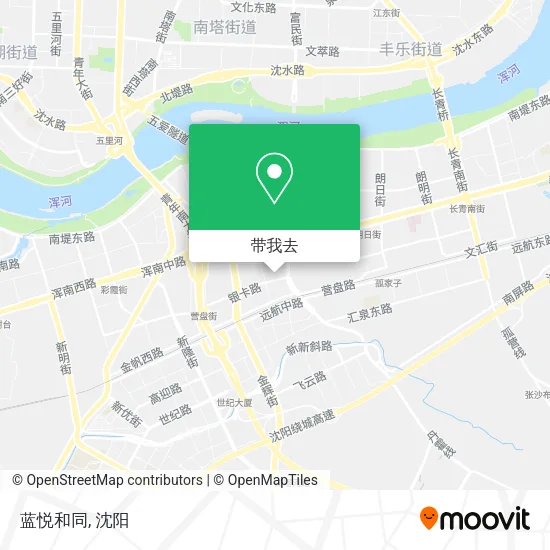 蓝悦和同地图