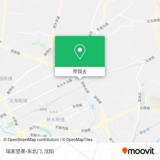 瑞家坚果-东北门地图