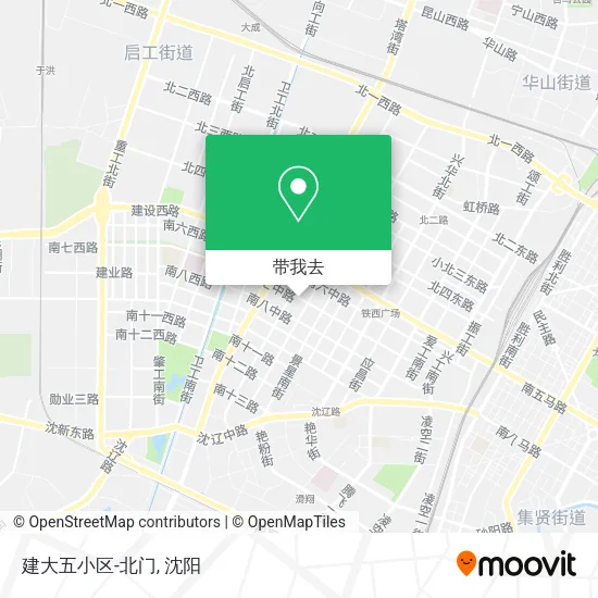 建大五小区-北门地图