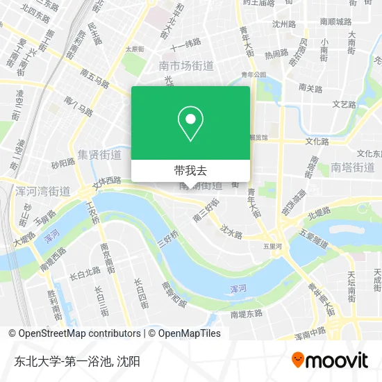 东北大学-第一浴池地图