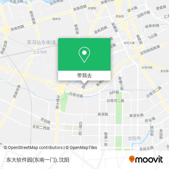 东大软件园(东南一门)地图