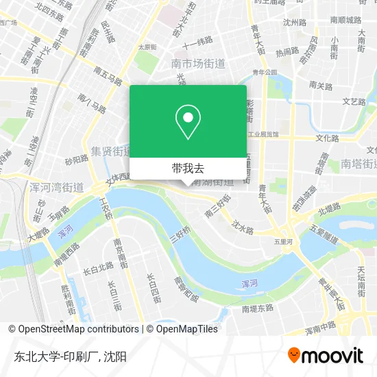 东北大学-印刷厂地图