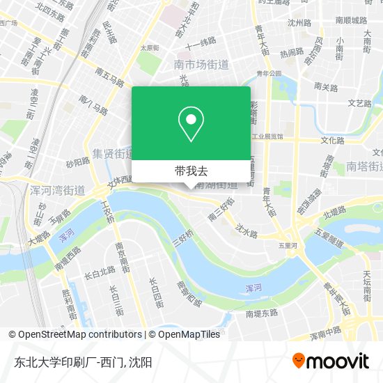 东北大学印刷厂-西门地图