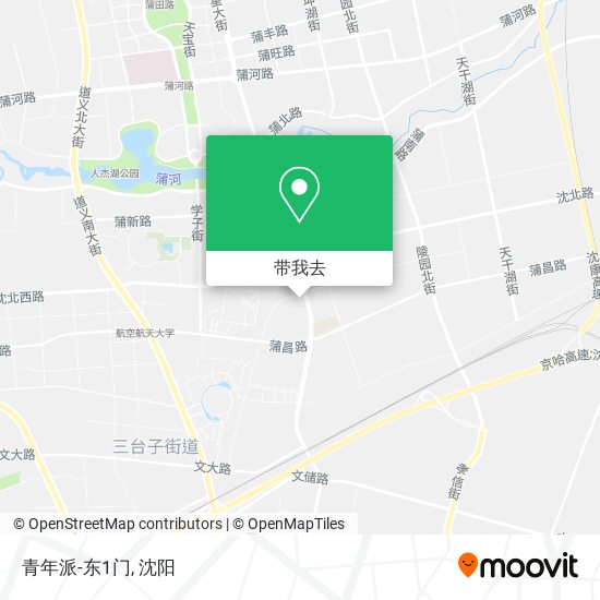 青年派-东1门地图