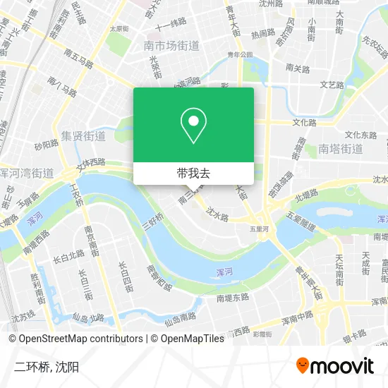 二环桥地图