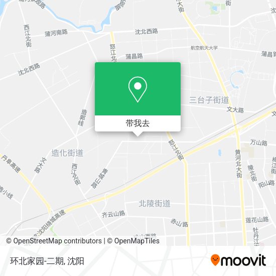 环北家园-二期地图