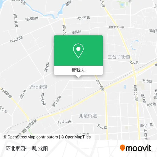 环北家园-二期地图