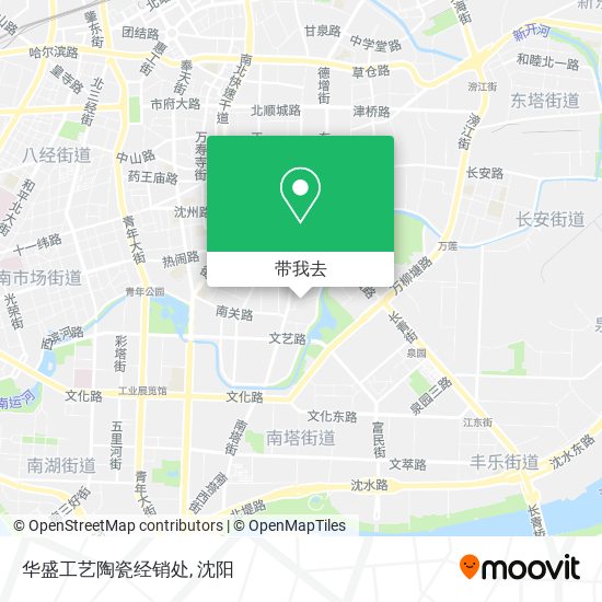 华盛工艺陶瓷经销处地图