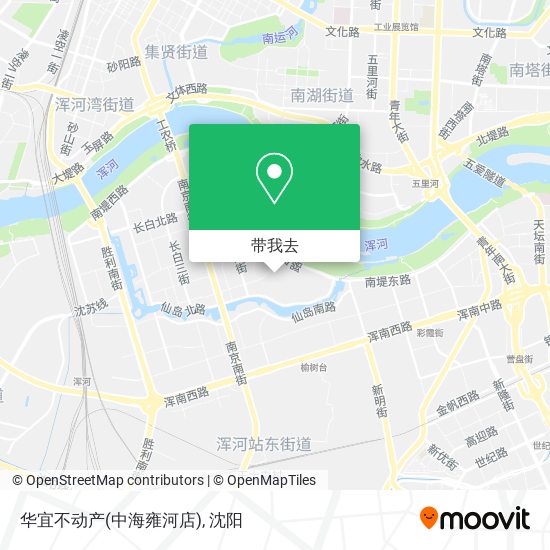 华宜不动产(中海雍河店)地图