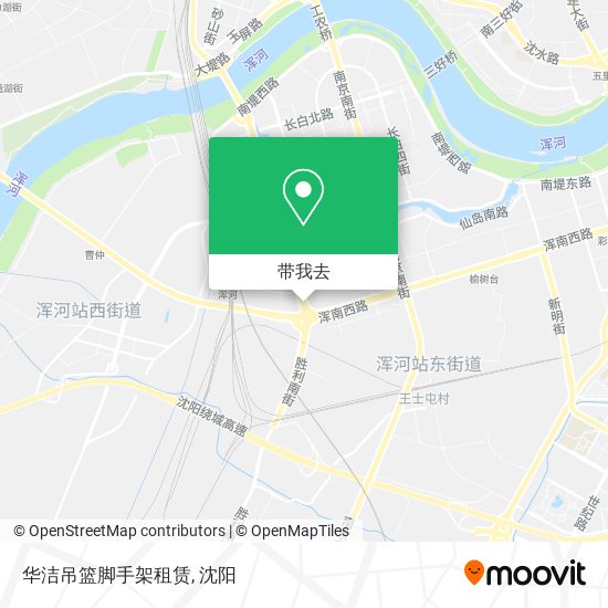 华洁吊篮脚手架租赁地图