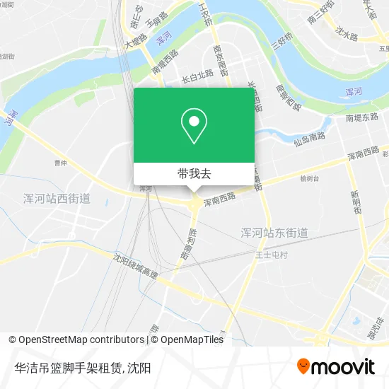 华洁吊篮脚手架租赁地图