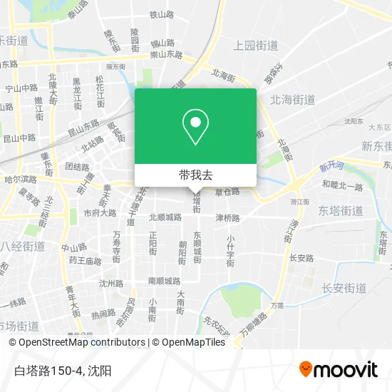 白塔路150-4地图