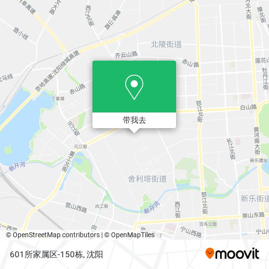 601所家属区-150栋地图
