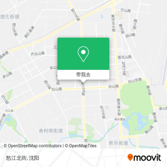 怒江北街地图