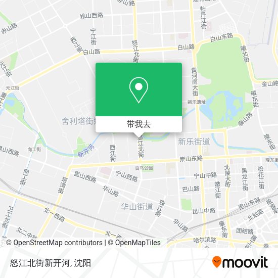 怒江北街新开河地图
