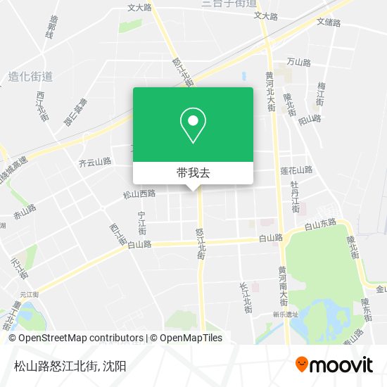 松山路怒江北街地图