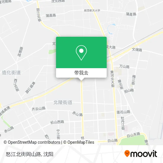 怒江北街闾山路地图
