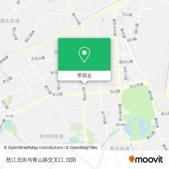怒江北街与青山路交叉口地图