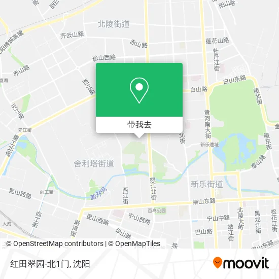 红田翠园-北1门地图