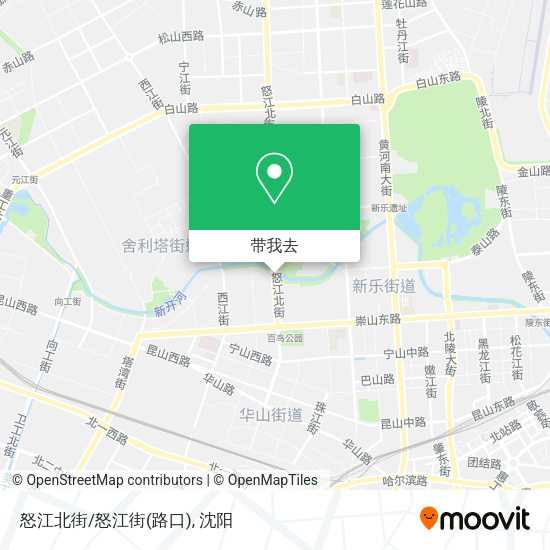 怒江北街/怒江街(路口)地图