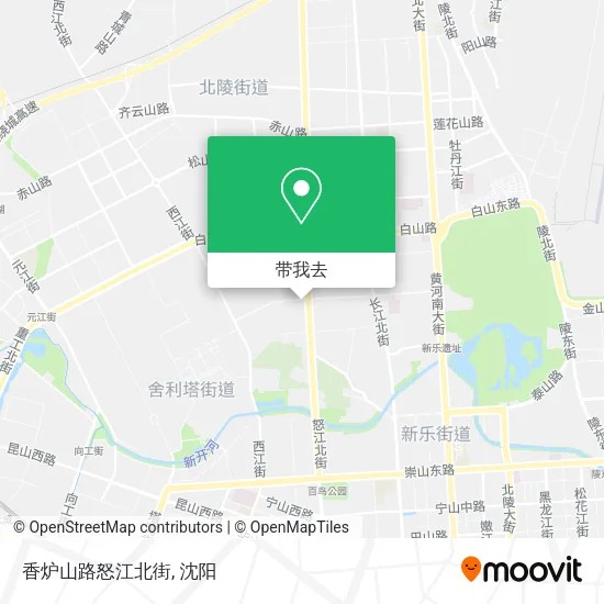 香炉山路怒江北街地图