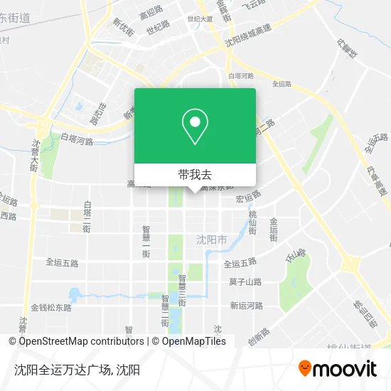 沈阳全运万达广场地图