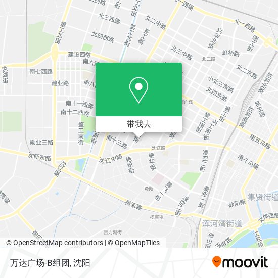 万达广场-B组团地图