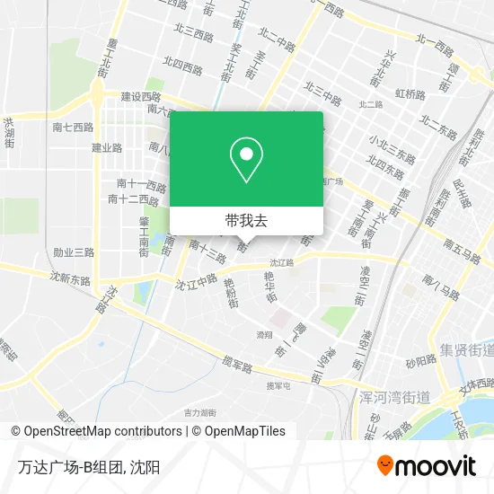 万达广场-B组团地图