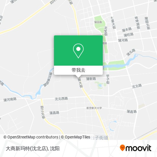 大商新玛特(沈北店)地图