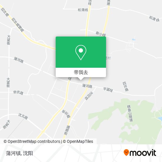 蒲河镇地图