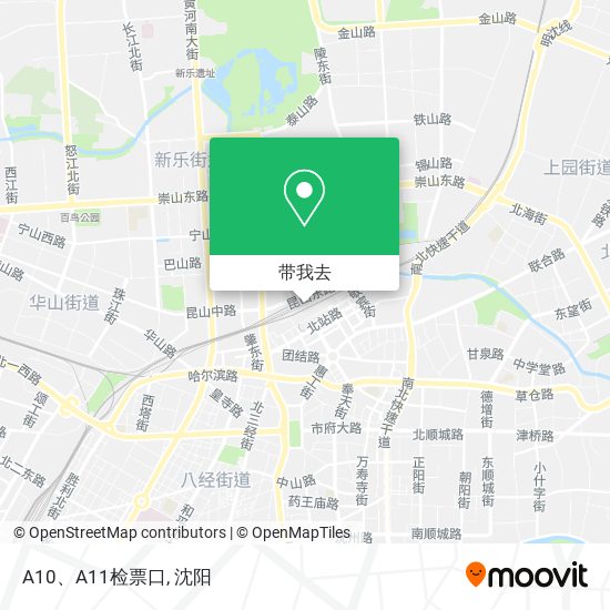 A10、A11检票口地图