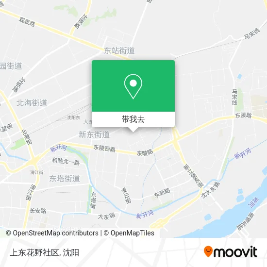 上东花野社区地图