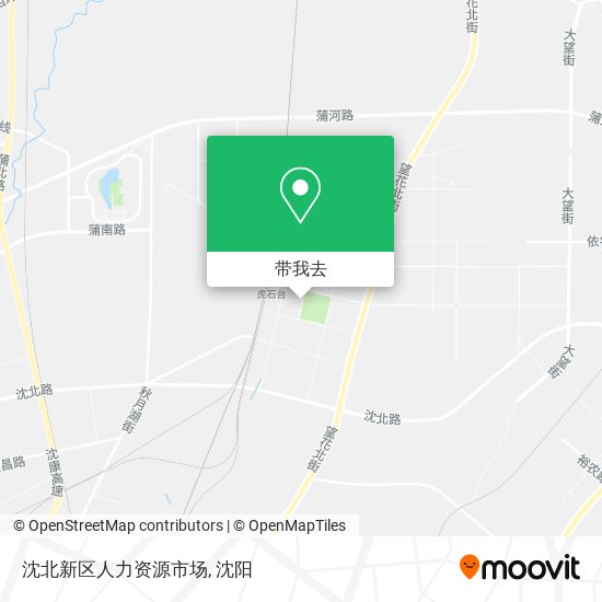 沈北新区人力资源市场地图