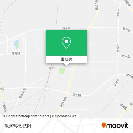 银河驾校地图