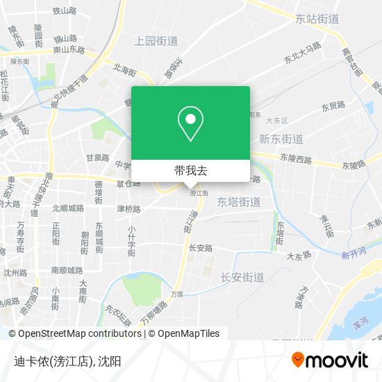 迪卡侬(滂江店)地图