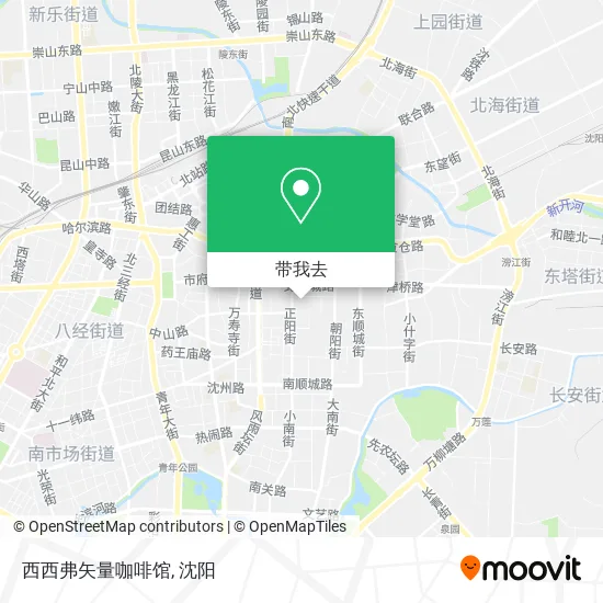 西西弗矢量咖啡馆地图