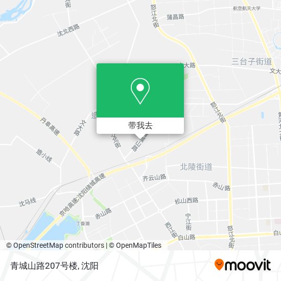青城山路207号楼地图
