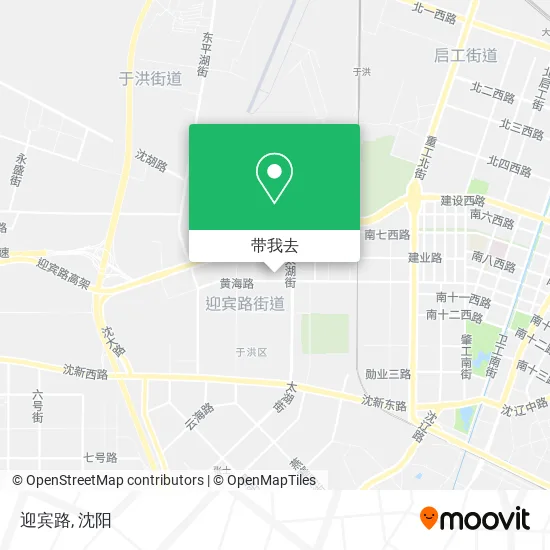 迎宾路地图