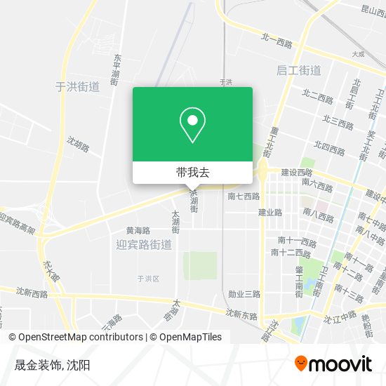 晟金装饰地图