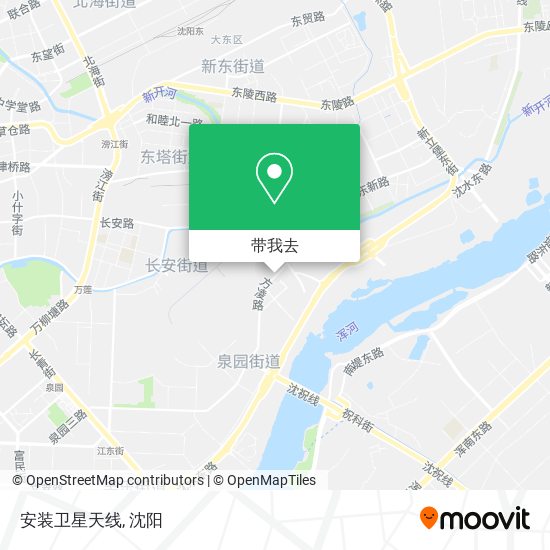 安装卫星天线地图