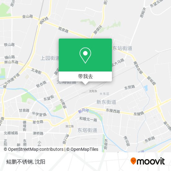 鲲鹏不锈钢地图