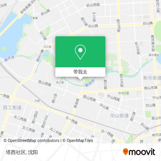 塔西社区地图