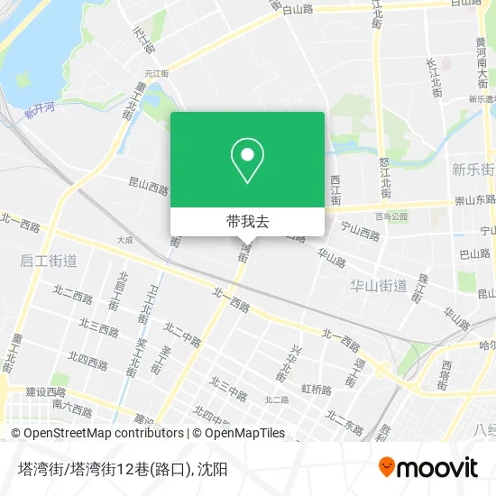 塔湾街/塔湾街12巷(路口)地图