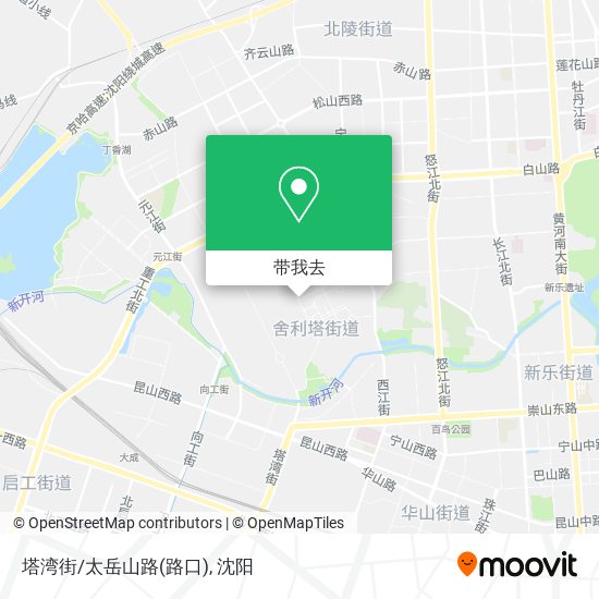 塔湾街/太岳山路(路口)地图
