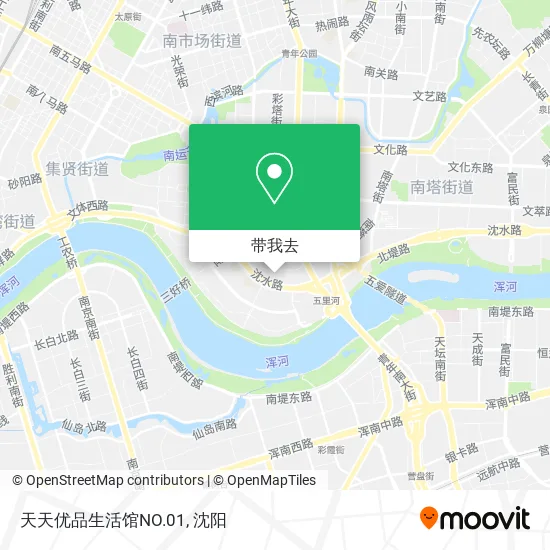 天天优品生活馆NO.01地图