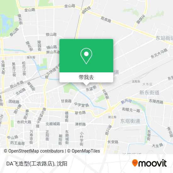 DA飞造型(工农路店)地图