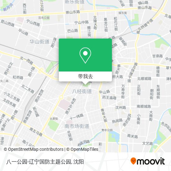 八一公园-辽宁国防主题公园地图