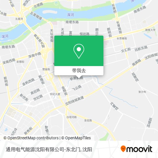 通用电气能源沈阳有限公司-东北门地图